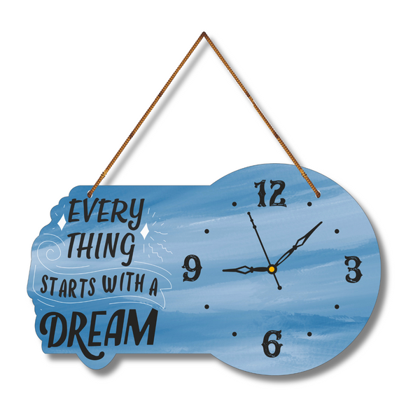 "Dream Big, Begin Now" Wall Hanging