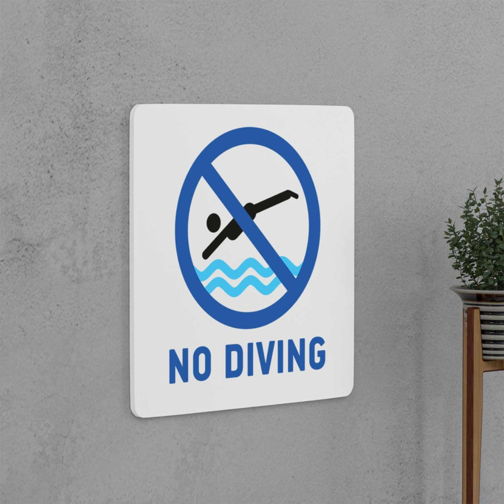 No Diving Sign - ICraft asia