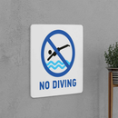 No Diving Sign