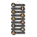 Navdurg Mantra Wooden Wall Hanging