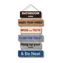 Bathroom Rules  Wall Hanging - ICraft asia