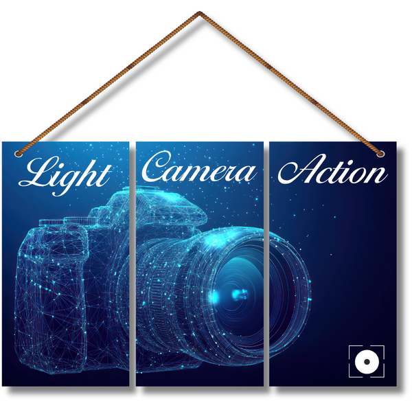 Light Camera ActionWall Hanging