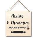 "Meals & Memories Signboard" Wall Hanging - ICraft asia