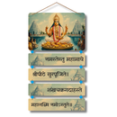 Namastestu Mahamaye Wooden Wall Hanging