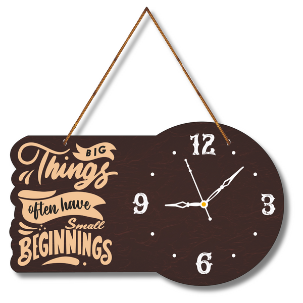 “Big Things Often Have Small Beginnings” Wall Hanging
