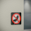 No High Heels - Layered 3D Prohibition Sign