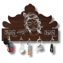 Shree Krishna Wooden Wall Key Holder - ICraft asia