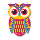 Colorful Owl Key Holder - ICraft asia