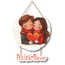 With Love Romantic Couple Wall Hanging