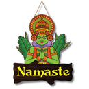 South Indian Art Style 'Namaste' Wall Hanging