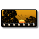 Elegant Sunset Wooden Key Holder - ICraft asia