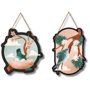 Birds Wooden Wal Hanging