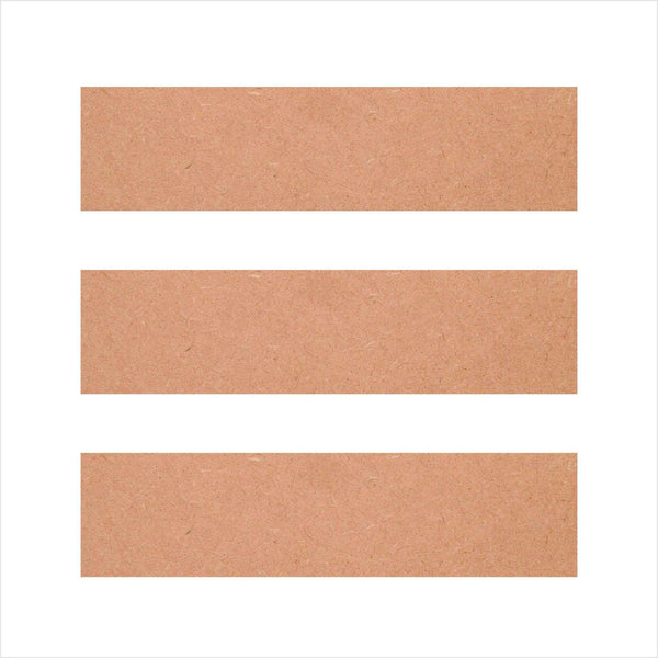 Plain Mdf Planks 6mm (Pack of 3)