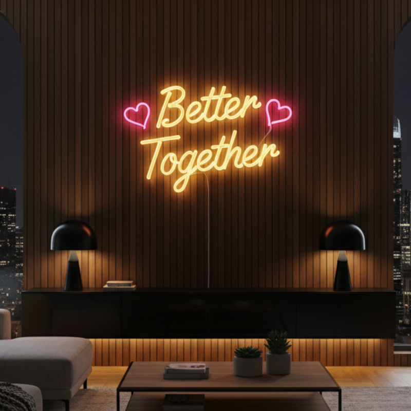 Better Together Neon Sign