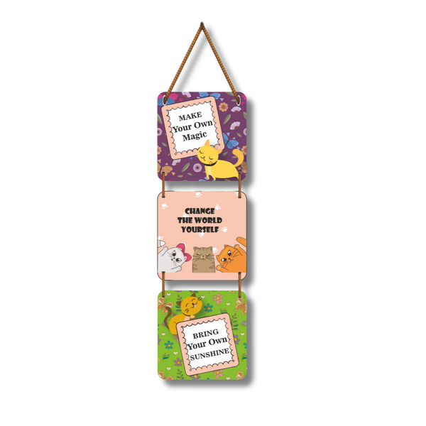 Whisker Wisdom Wall Hanging