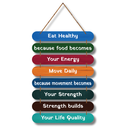 Health Habit Wall Hanging
