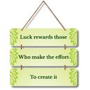 Make Your Own Luck Wall Hanging