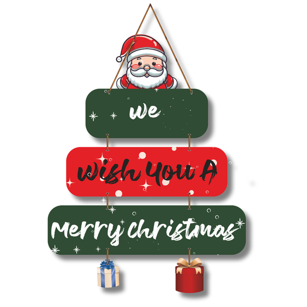 Santa Christmas Wish Wall Hanging