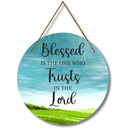 Blessed Is The One Who Wooden Wall Hanging