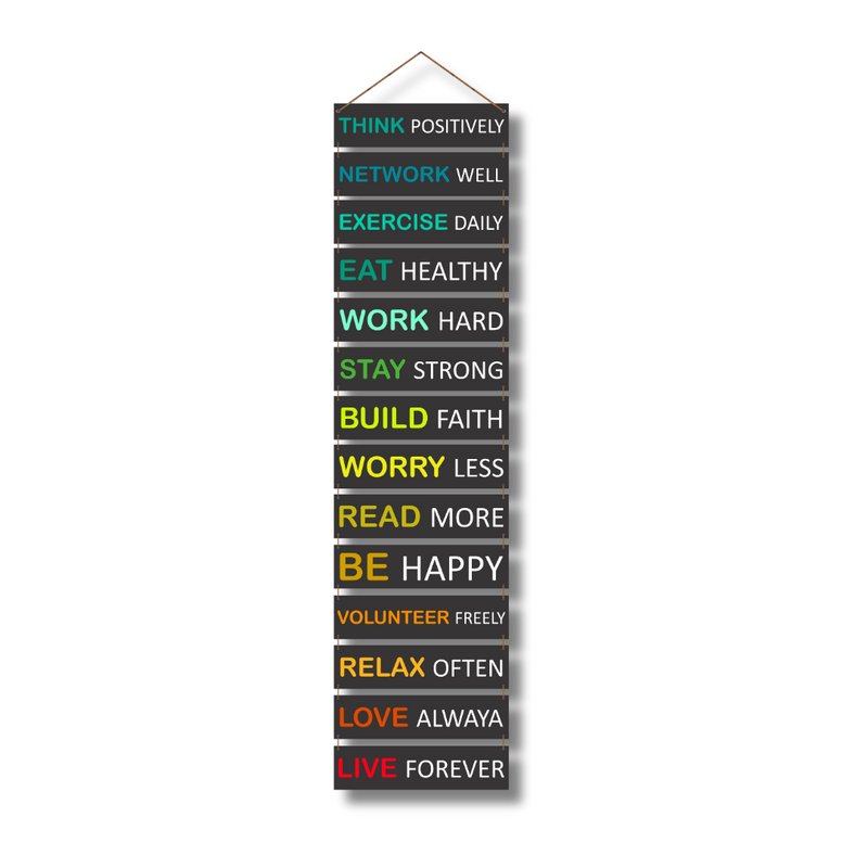 "Think Positively" wall hanging - ICraft asia