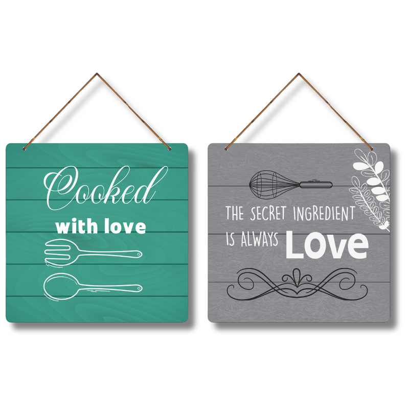 "Cooked with Love" Wall Hanging