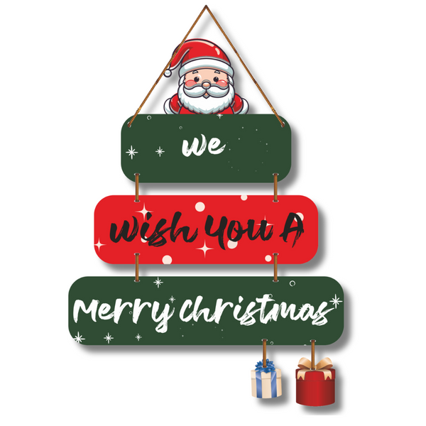 Santa Christmas Wish Wall Hanging