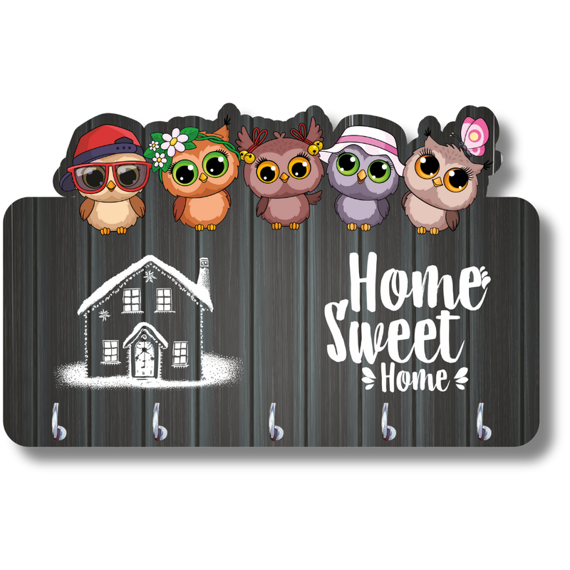 Home Sweet Home Wooden Key Holder - ICraft asia