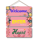 "Welcome Enter Heart" wall hanging - ICraft asia