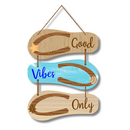 "Good Vibes Only Flip-Flop" Wall Hanging - ICraft asia