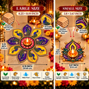 Premium Peacock Rangoli Diya