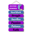 "Success Demands" wooden wall hanging - ICraft asia