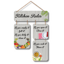 "Kitchen Rules – Served with Love" Wall Hanging - ICraft asia