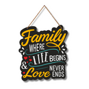 "Family – Life’s True Beginning" Wall Hanging - ICraft asia
