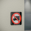 No Heavy Vehicles - Layered 3D Prohibition Sign