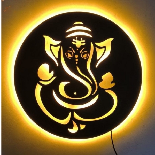 Lord Ganesha Metal Wall Art