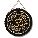 elegant Om wooden wall hanging
