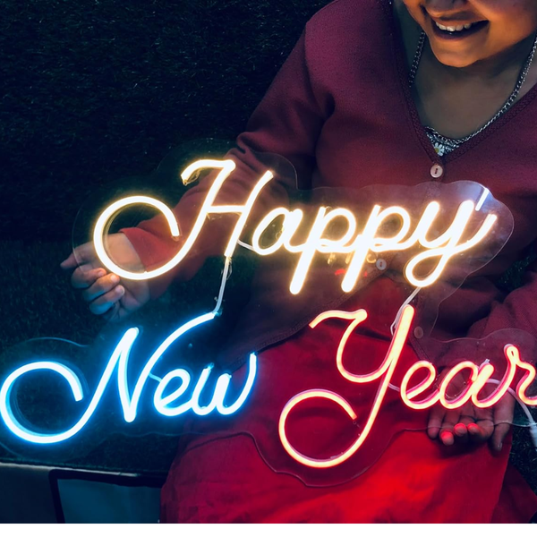 Happy New Year LED Neon Sign
