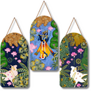 Divine Krishna with Cows Wall Hanging