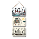 Warli Art Culture Wooden Wall Hanging