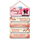The Promise of Love You Wooden Wall Hanging