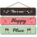 "This Is Our Happy Place" wall hanging