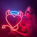 Angel Devil Neon Light
