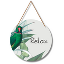 "Relax Parrot"  Wall Hanging - ICraft asia