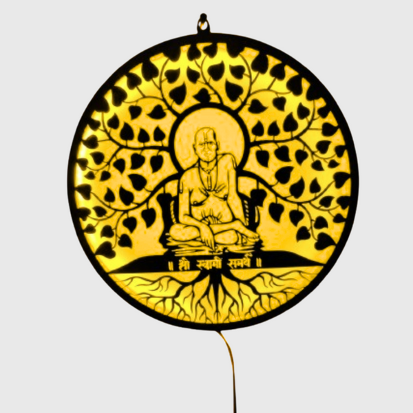 Shree Swami Samarth Metal Wall Art