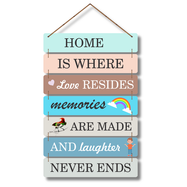 "Home Is Where Love Resides" Wall Hanging