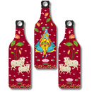 Divine Krishna with Lotus & Cows Wall Hanging