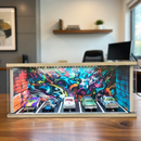 Graffiti LED Street Car Diorama 🎨💡🏎️