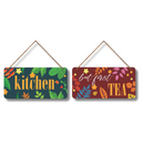 "Kitchen But First Tea" Wall Hanging - ICraft asia