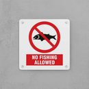 No Fishing Allowed Sign