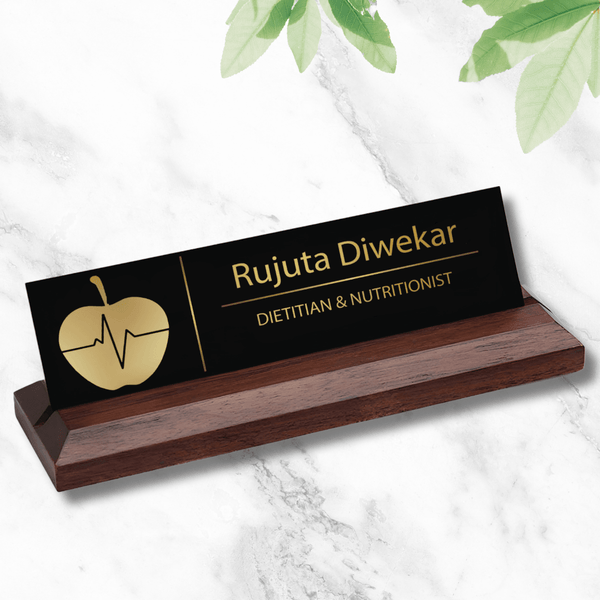 Office Desk Name Plate - Dietitian / Nutritionist